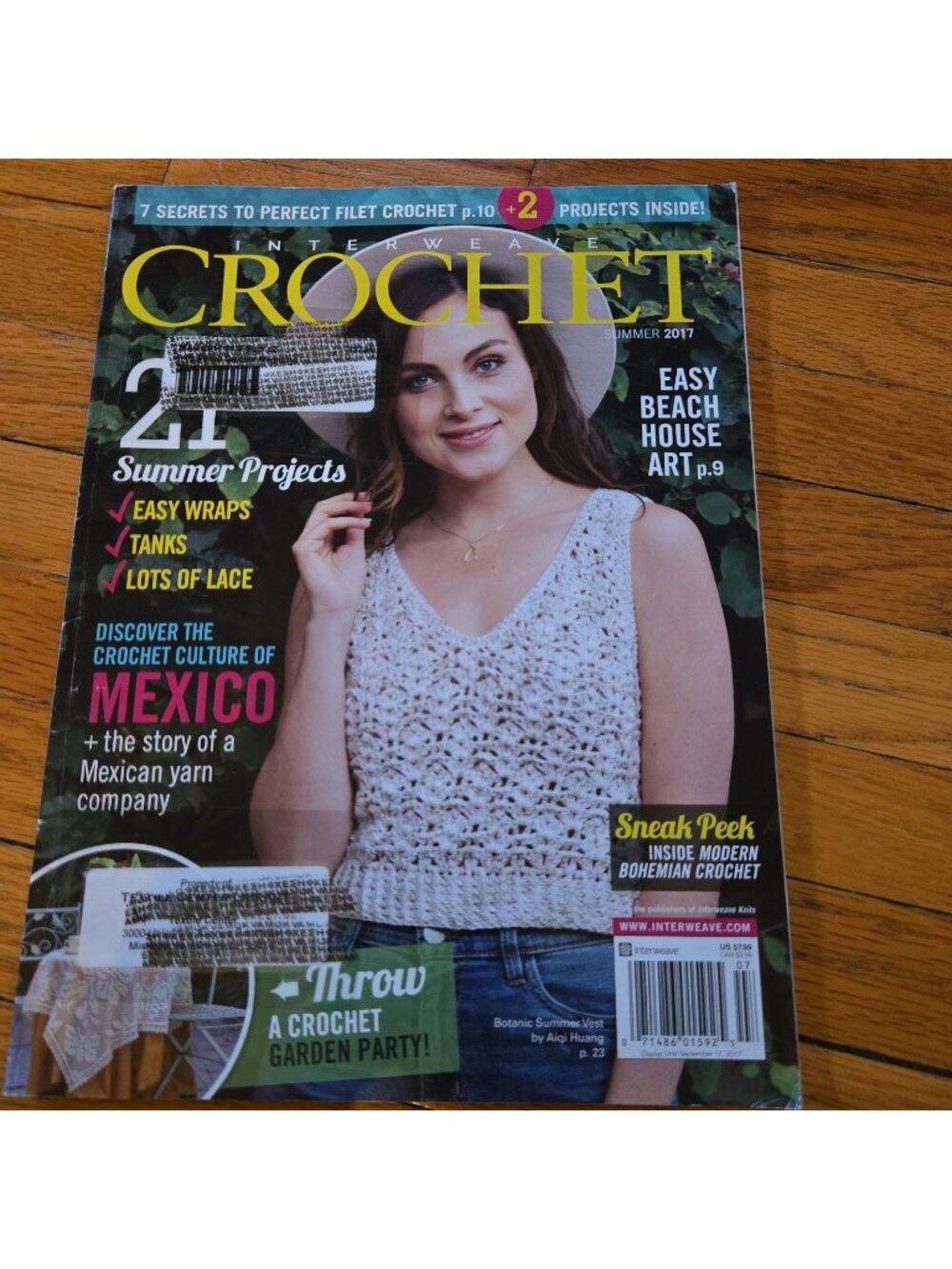 Interweave Crochet Magazine Summer 2017 Ex Libris Wraps, Shawls, Tanks